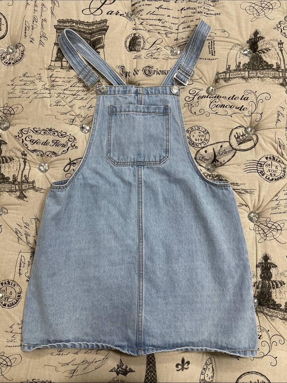 🇨🇦 Forever 21  Overall Denim Romper